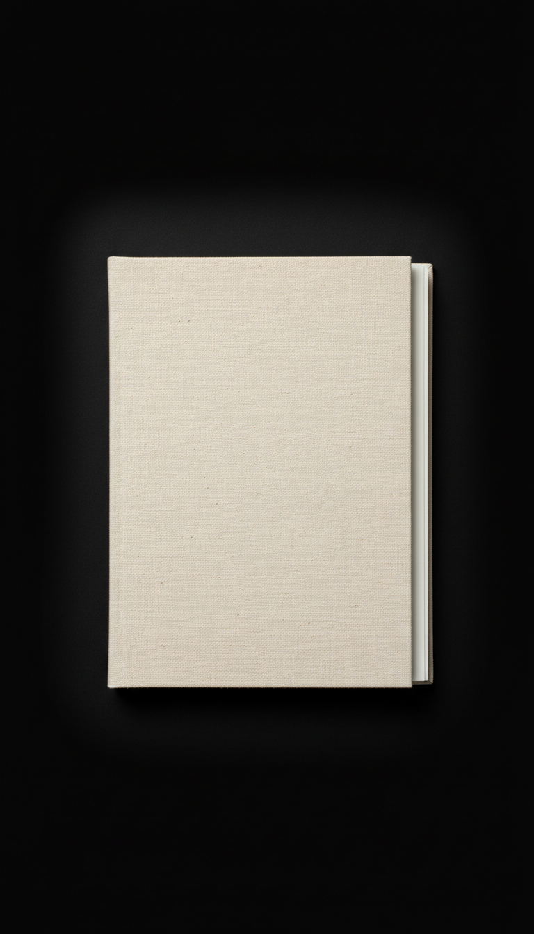 Cloth-Bound Sketchbook With Lay-Flat Binding